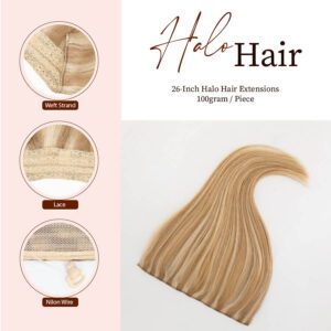 26-Inch Halo Hair Extensions