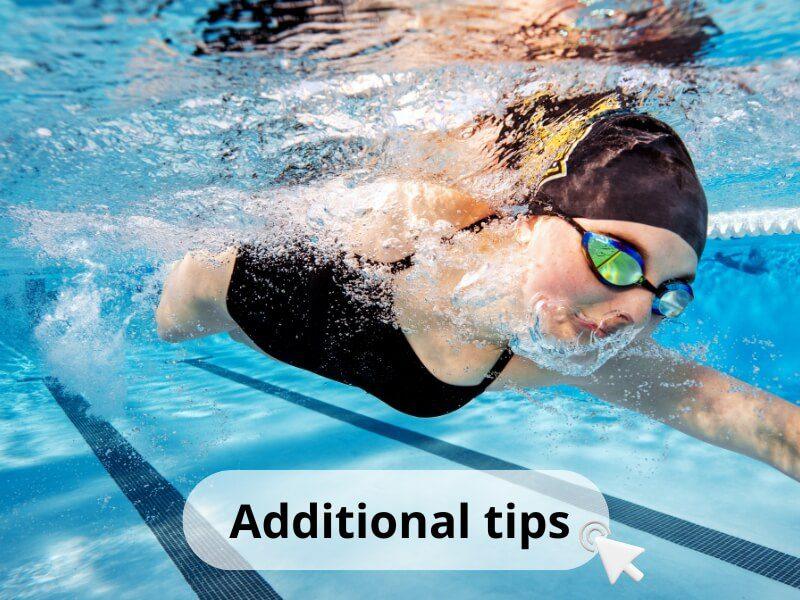 Additional tips when swimming with hair extensions