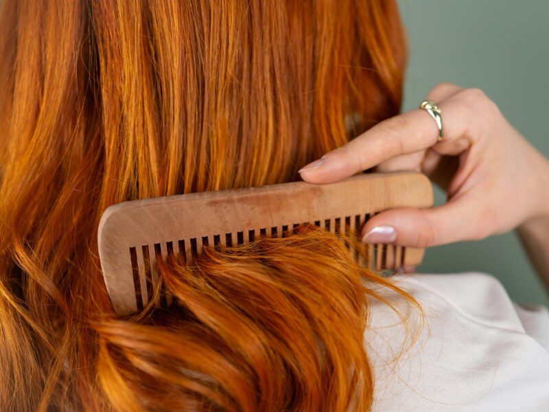 Can you dye hair extensions 12 06 2025 5 - Luxshine Hair After conditioning your extensions, it’s time to detangle and dry them