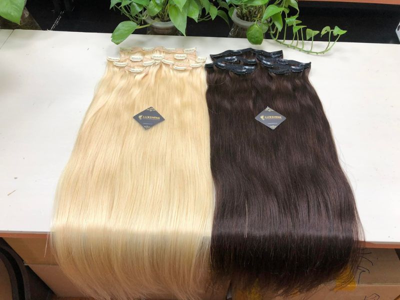 Clip In Hair Extensions Instant Length And Volume