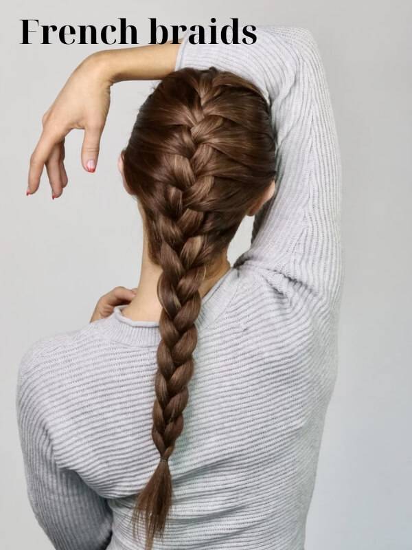 French braids are an elegant and versatile hairstyle