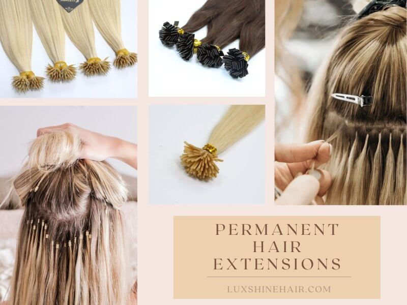 Permanent hair extensions offer a long-lasting solution