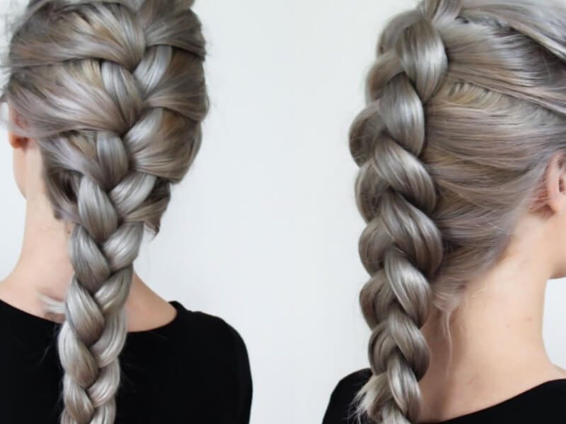 The 3-Strand Hair is a simple and common hairstyle to do with extensions