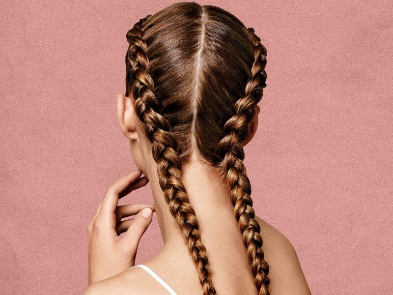 French Braid is a gorgeous braided hairstyle with extensions