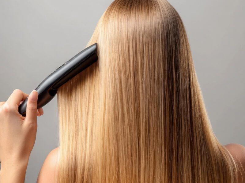 Keratin extensions can weaken the bonds if too much heat is applied