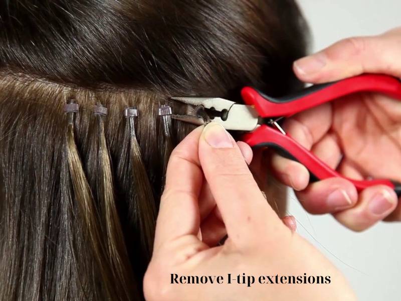 I-tip extension removal process requires meticulous care to avoid breakage