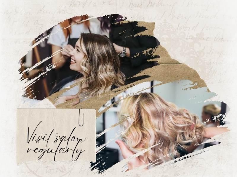 Regular salon visits are essential to maintain your extensions