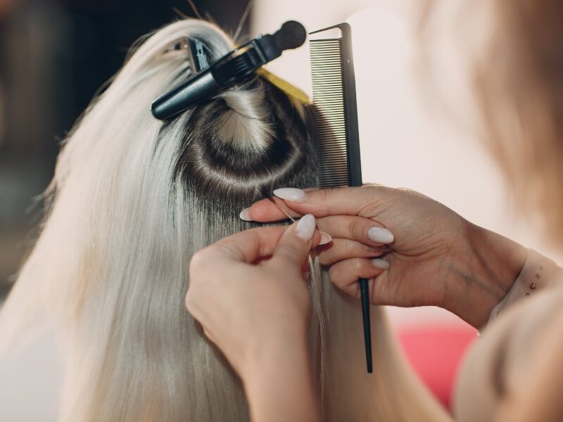 What Are Flat Tip Hair Extensions 29 04 2025 3 - Luxshine Hair Can I reuse my flat tip extensions?