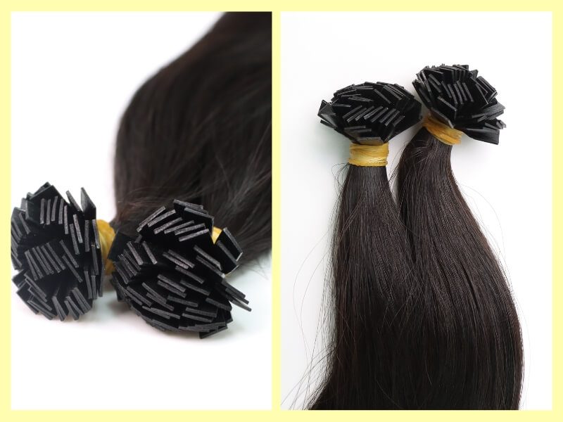 What Are Flat Tip Hair Extensions 29 04 2025 9 - Luxshine Hair Flat tip hair extensions pros