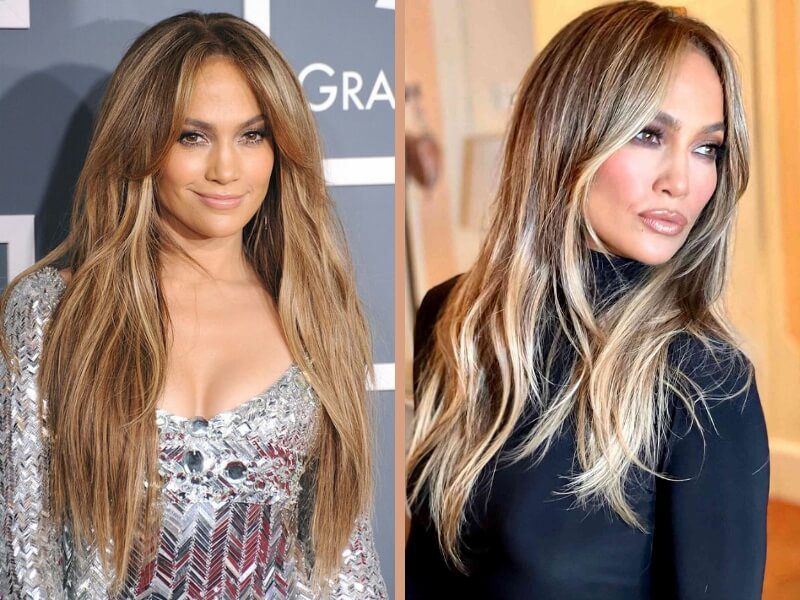 Celebrities With Hair Extensions - Jennifer Lopez