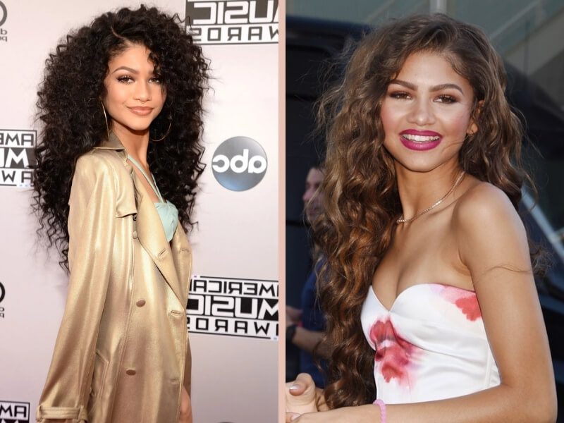 Celebrities With Hair Extensions - Zendaya