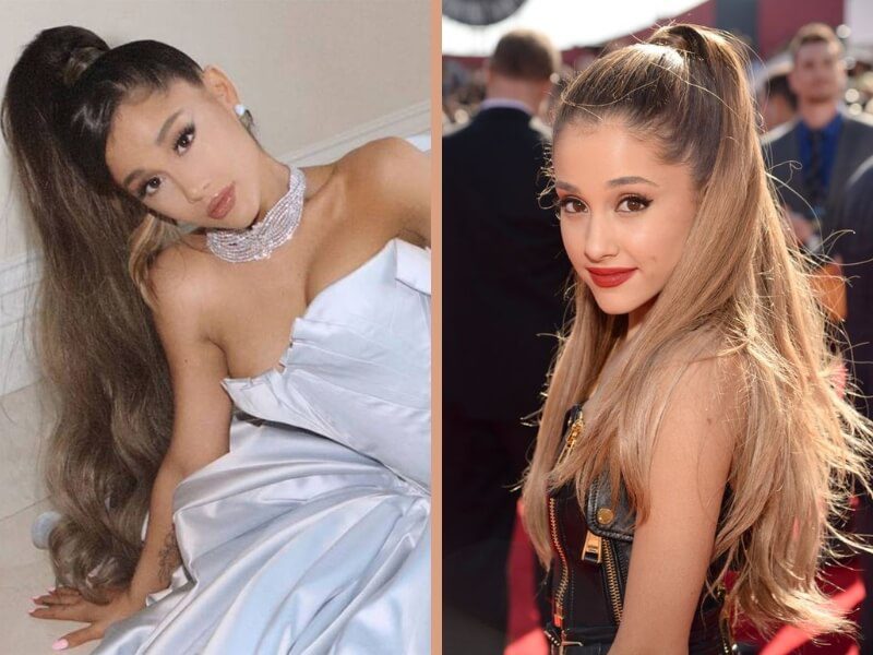 Celebrities With Hair Extensions - Ariana Grande