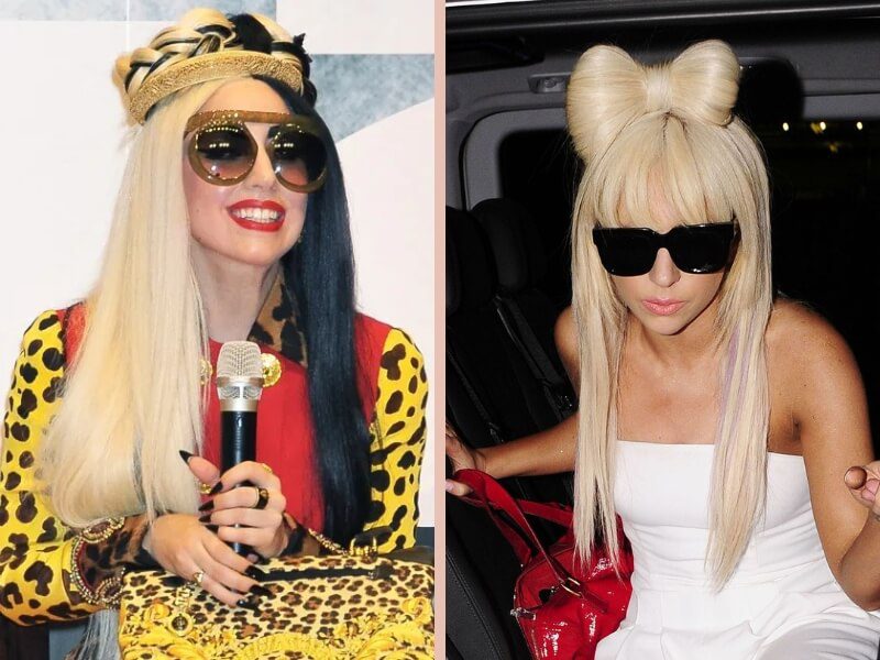 Celebrities With Hair Extensions - Lady Gaga