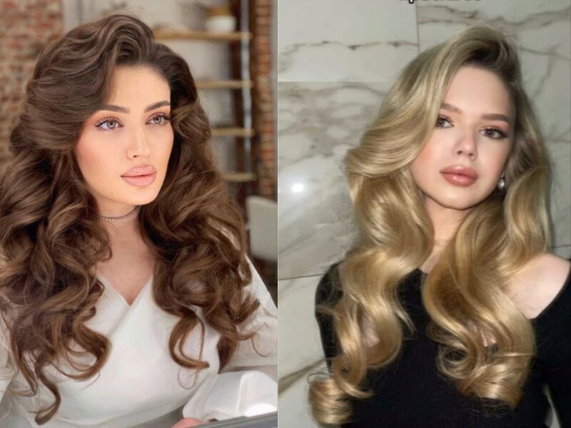 How to Style Hair Extensions 10 06 2025 4 - Luxshine Hair Glam curl blowout is big, bouncy curls that last