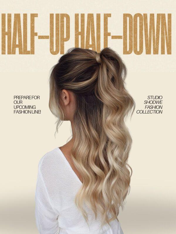 Half-Up, Half-Down Look
