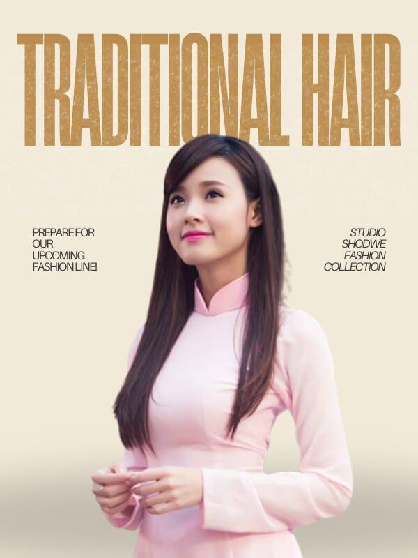 Traditional Ao Dai Hairstyle