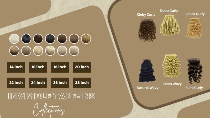 Luxshine Hair offers a wide range of textures to cater different hair types and preferences