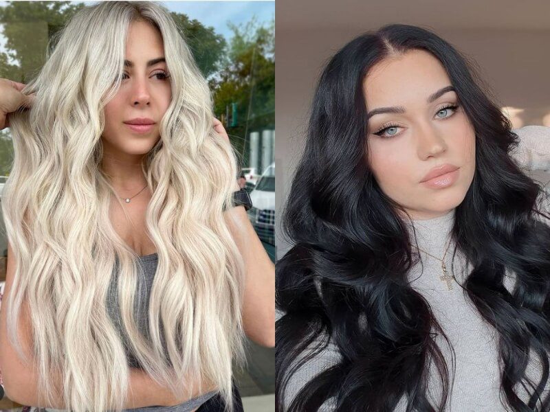 Blonde color or natural color, which one do you choose