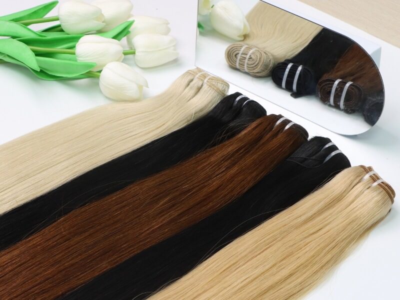 Choose the right hair extension color using Luxshine’s Hair Color Chart