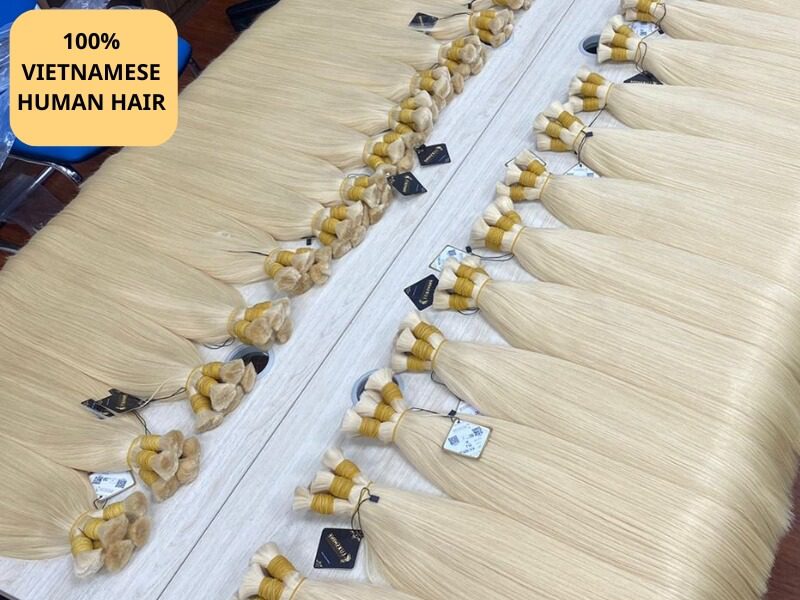 100% Vietnamese human hair- bulk hair extensions wholesale