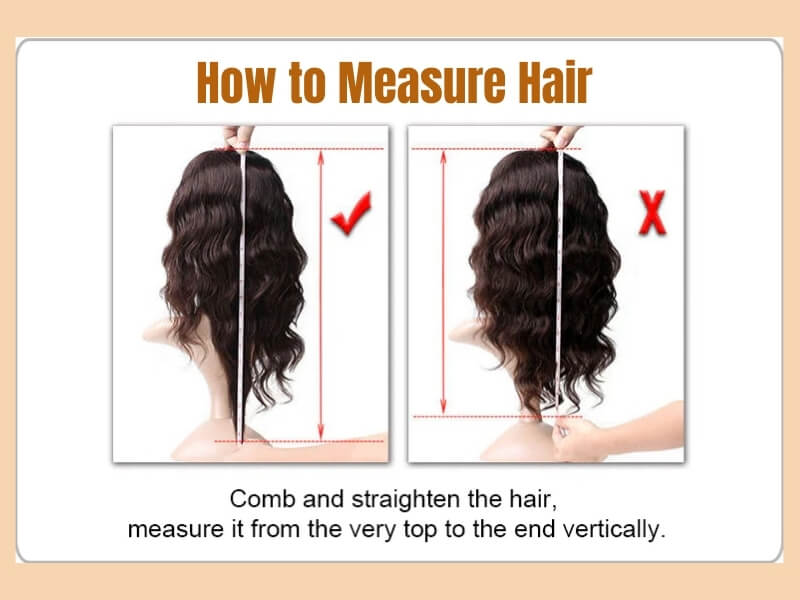 How to measure your hair length