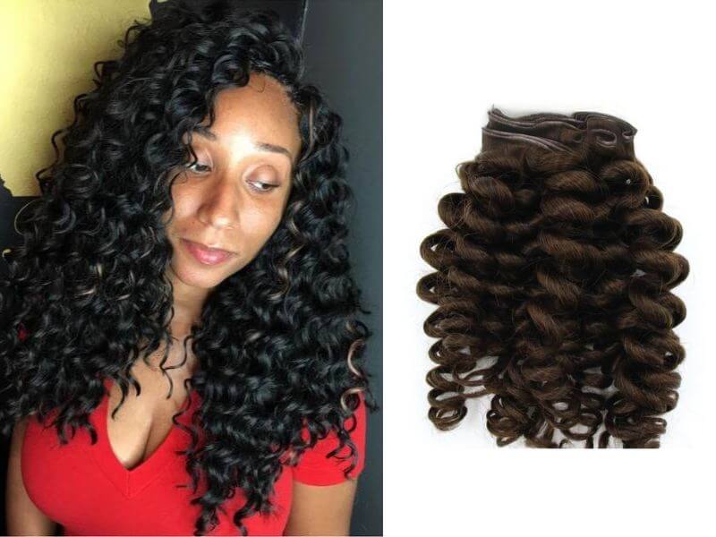 Twist curly texture