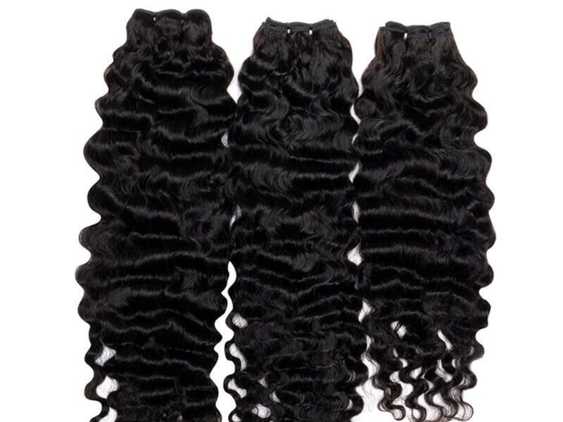 Vietnamese curly hair extensions