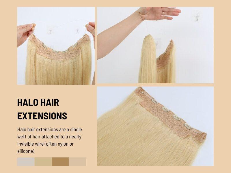 Halo Hair Extensions Length Guide 27 01 2026 6 - Luxshine Hair What Are Halo Hair Extensions?