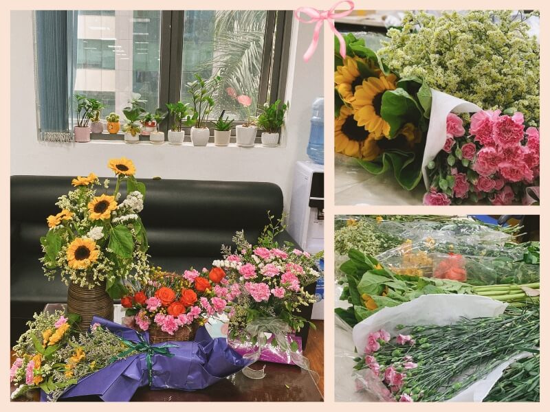 Creative flower arrangement competition