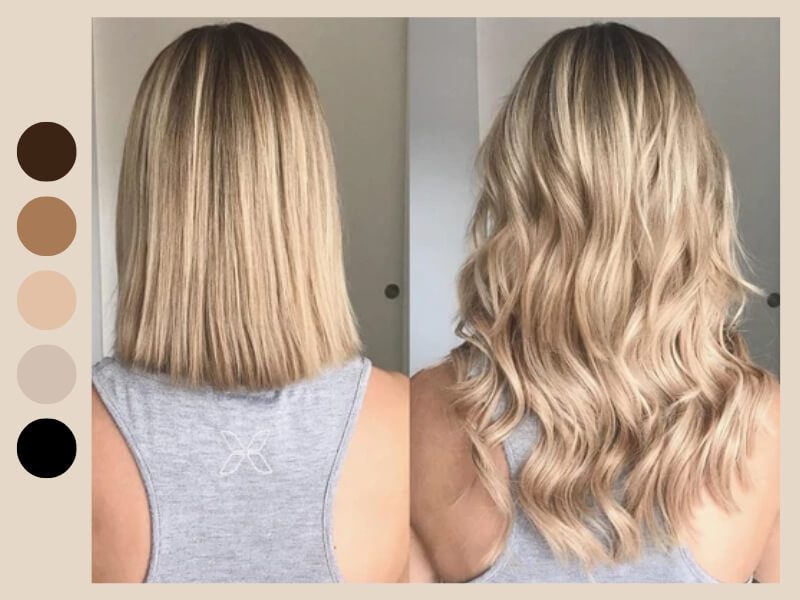 Halo hair extensions are an excellent choice for those with short hair