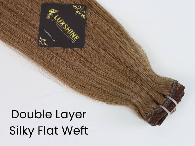 Luxshine premium quality Double Layer Silky Flat Weft