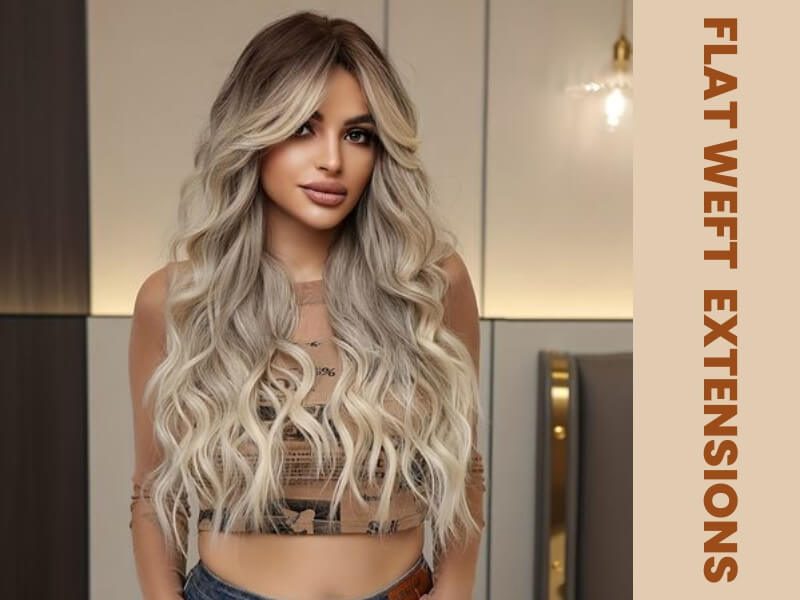 How to choose the right flat weft hair extensions