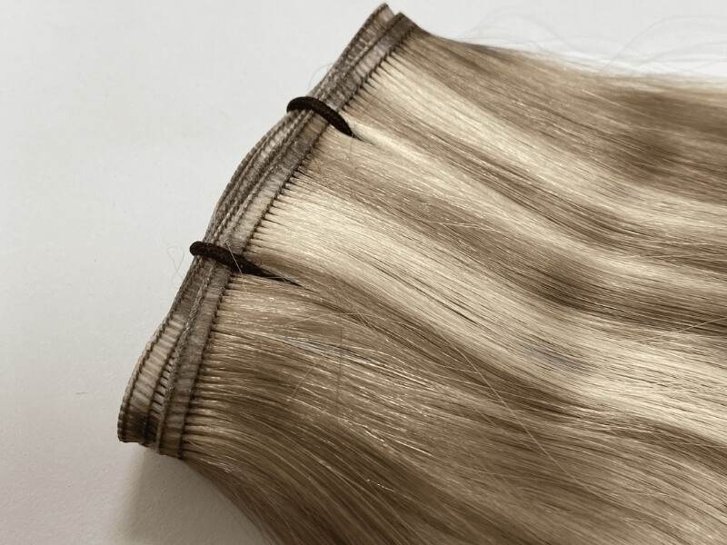 Luxshine flat weft hair can be styled, colored, and treated like natural hair