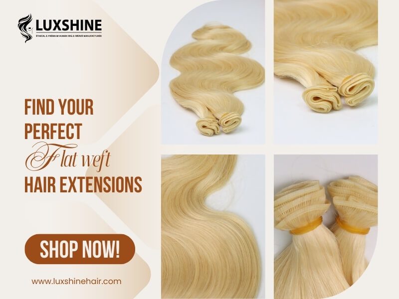 Flat Weft Hair Extensions: Everything You Need to Know