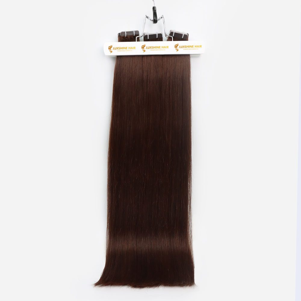 Normal Tape In Hair Extensions Natural Color Natural Straight - #1A