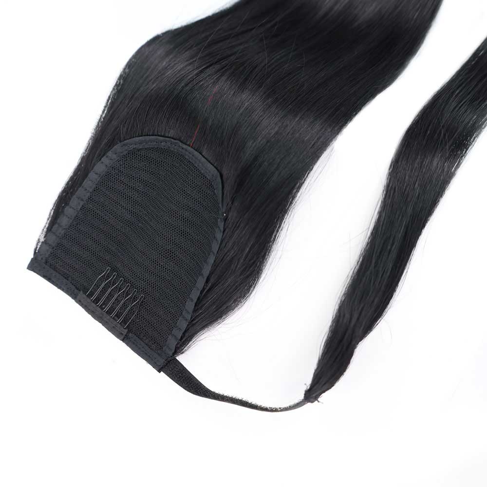 Wrap Ponytail Hair Extensions Natural Color Natural Straight - #1B