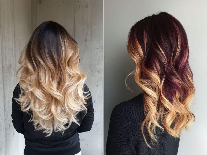 Experiment with highlights or ombre styles without dyeing your natural hair