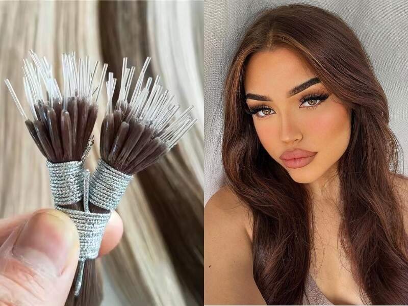 Plastic Nano Ring Hair Extensions