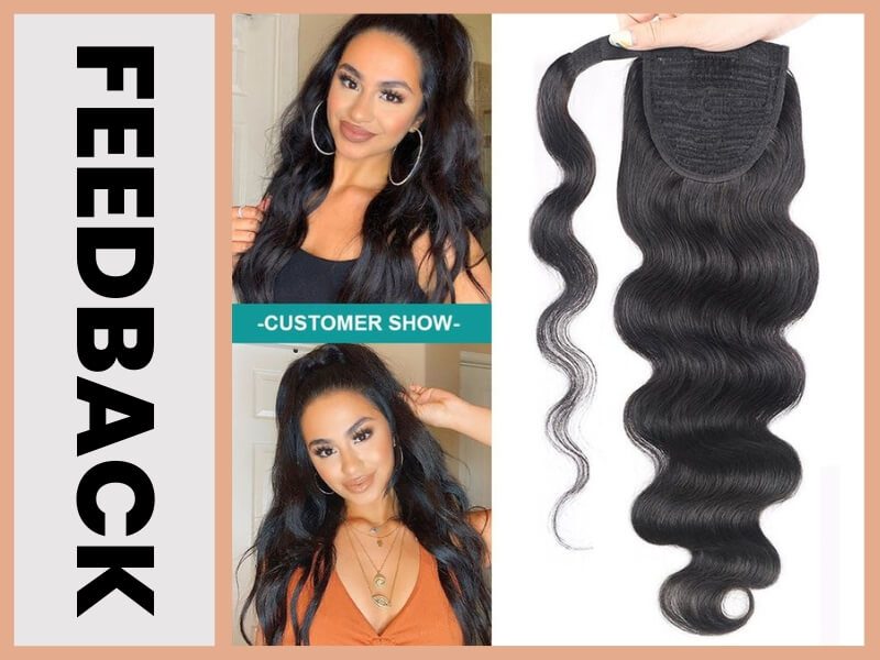 Wrap ponytail hair extensions are perfect for everyone