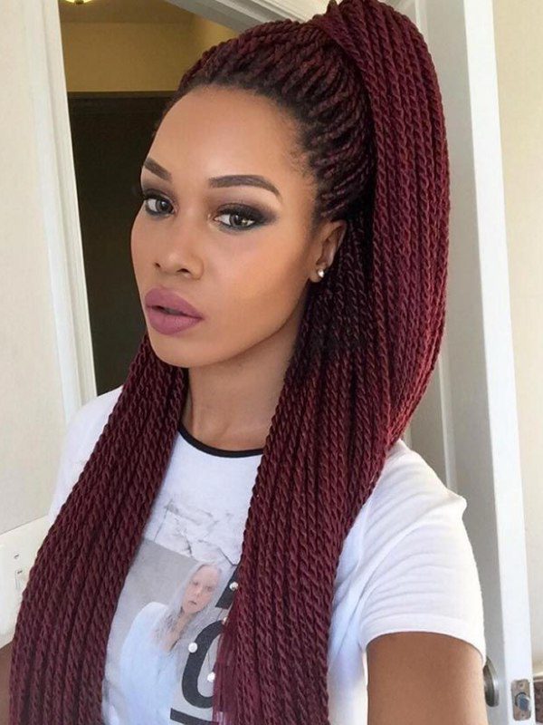 Create a sleek and sophisticated look with Senegalese twists