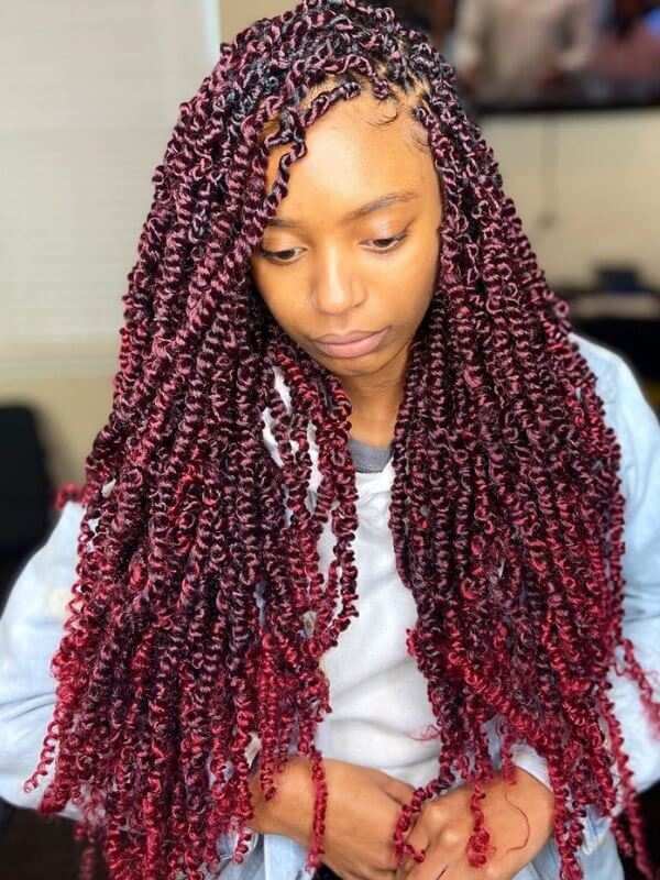 Add bounce and volume to your hair with spring twists