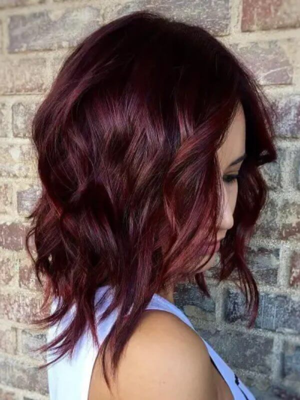 Brown Light Burgundy Hair Color 3