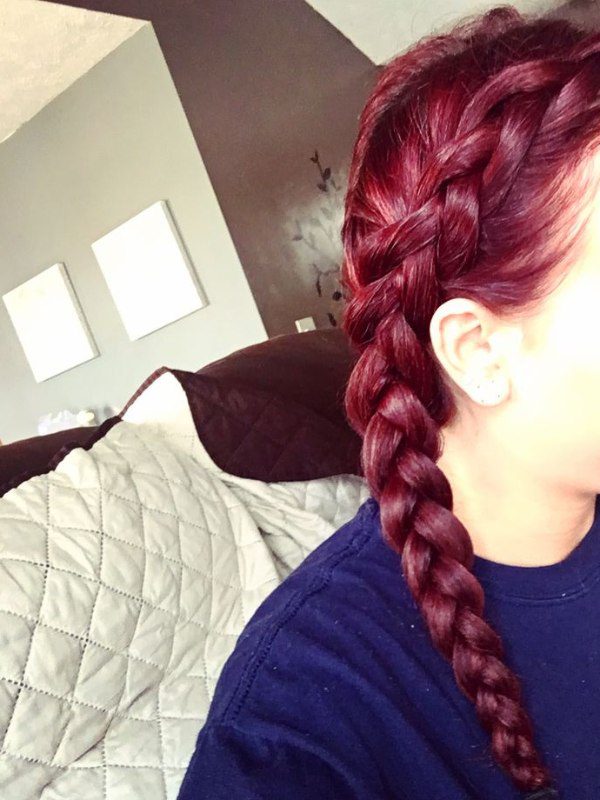 Make a bold statement with a Dutch braid