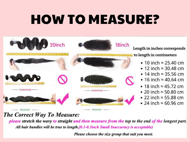 How to Measure Hair Bundles Correctly?