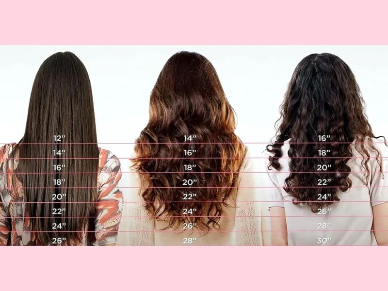 Hair bundles come in different textures: Straight, Wavy, Curly