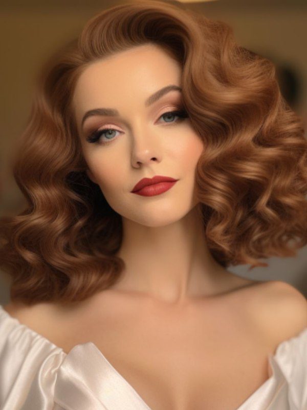 Vintage-inspired curls that add glamour to your hair.