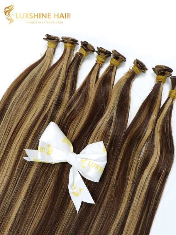 Piano hair extensions from Luxshine Hair