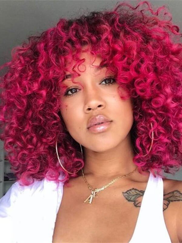 Bold, bouncy curls that bring out the vibrancy 