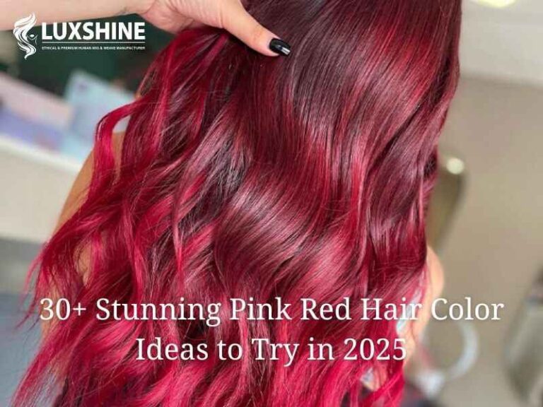 pink red hair color