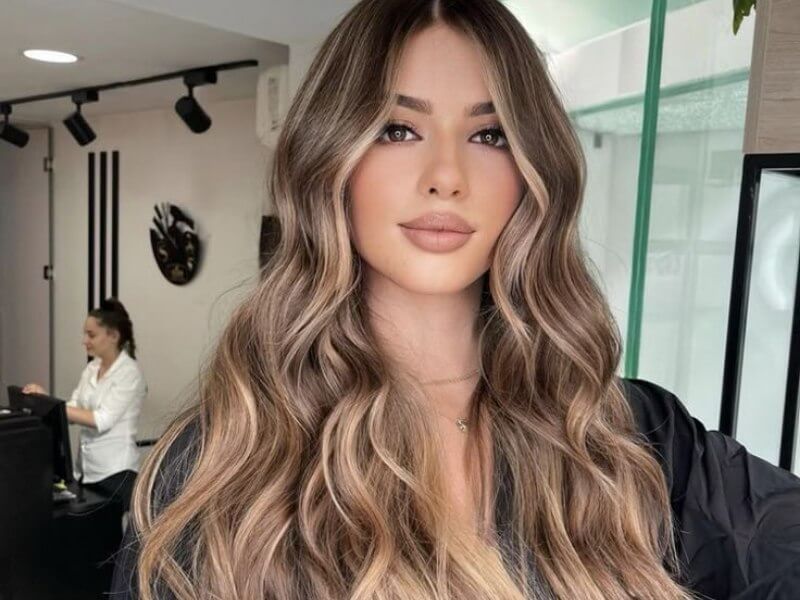 Balayage is a freehand hair coloring technique